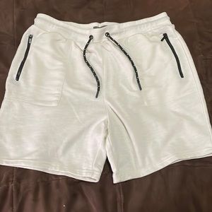 White Active Shorts